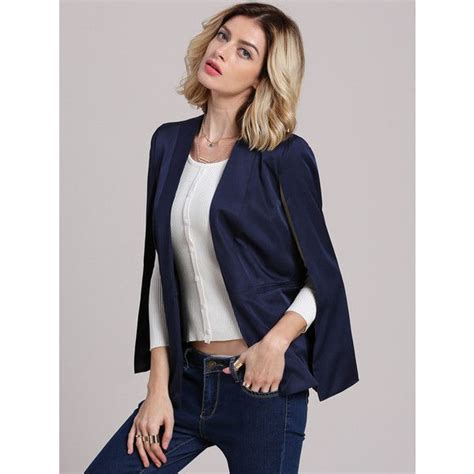 navy blue sleeveless blazer.